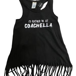 Lovesick Coachella Kids 12M Tank Top in Black and White